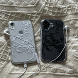 Art flower phone case for iPhone 15–18 Pro Max and Mini by HSF Marketplace