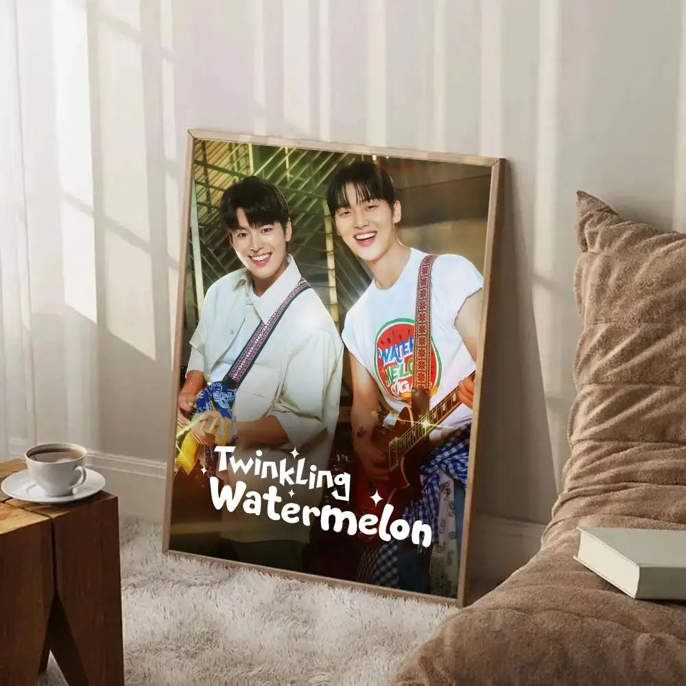 Twinkling Watermelon Korean TV show poster for home decor, K-culture merch by HSF Marketplace