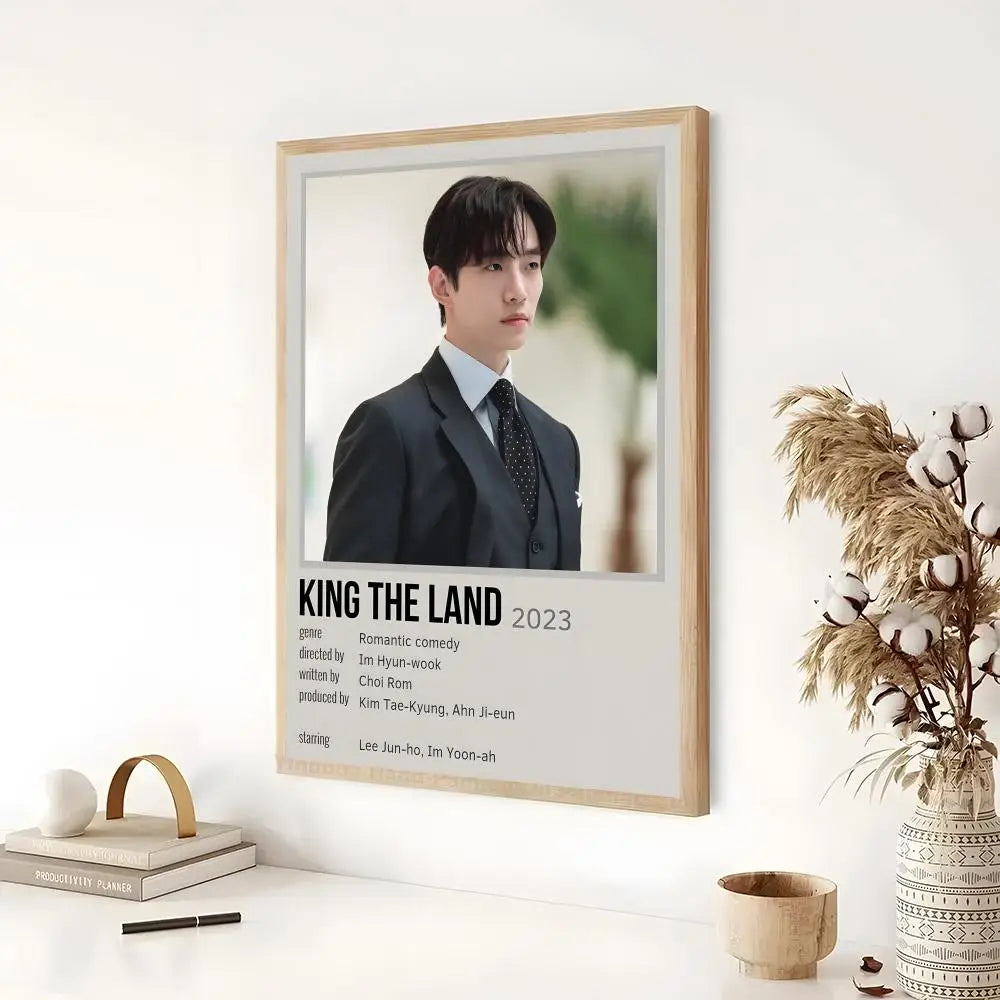 Korean TV King The Land poster, K-culture wall art for modern home decor by HSF Marketplace