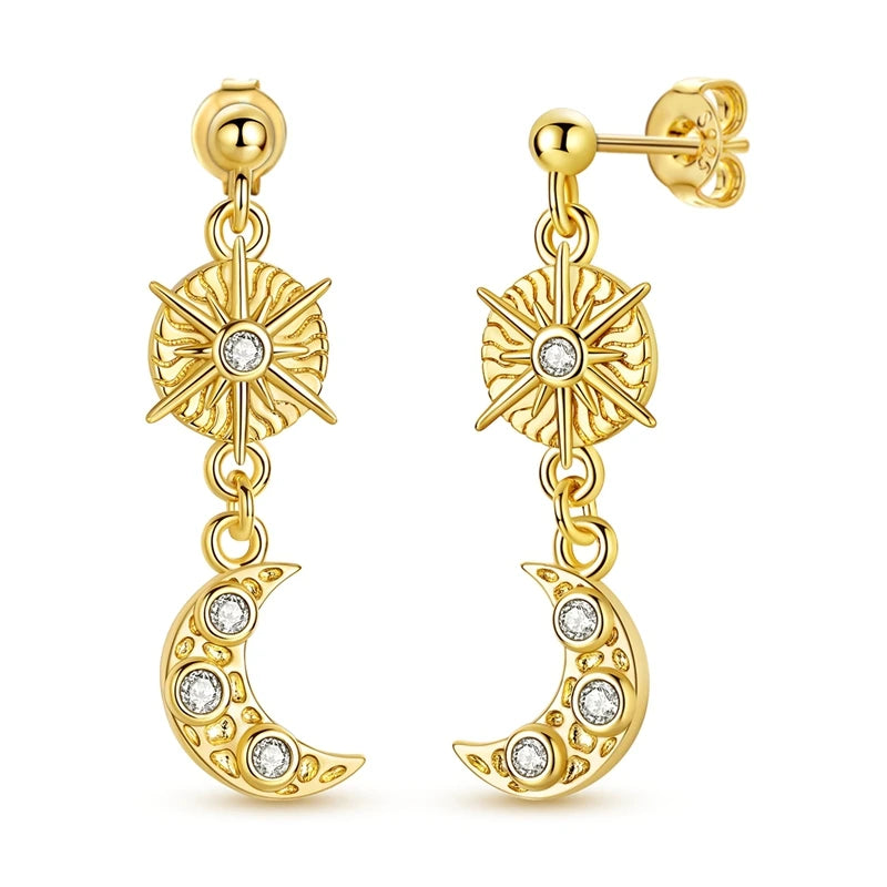 Hypoallergenic CZ zircon hoop earrings in 925 sterling silver, HSF Marketplace jewelry