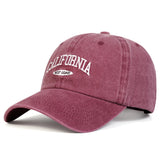 Unisex California letter embroidery baseball cap by HSF Marketplace, women's hat in an all-season style