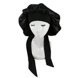 Satin sleep cap for hair care, soft stylish nightwear by HSF Marketplace