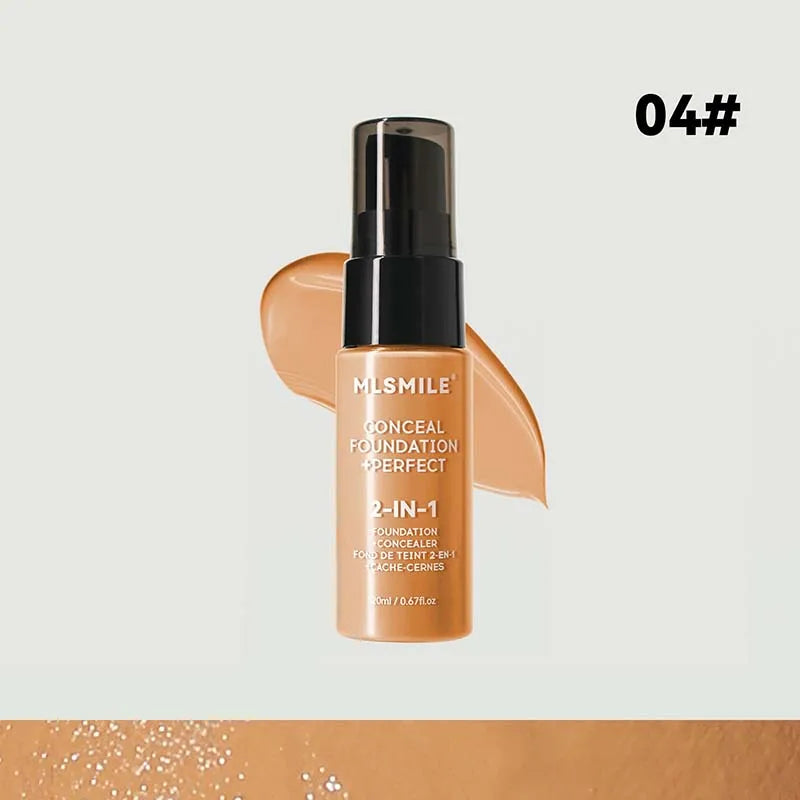 HSF Marketplace oil-control matte BB cream foundation, waterproof liquid full-coverage concealer makeup tube