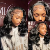 Bob Wig Human Hair 13x6 HD Lace Frontal Wigs Brazilian 13x4 Transparent Lace Front Wigs For Women Natural Short Bob Wigs