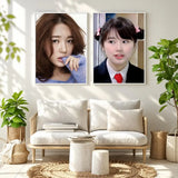 Yoon Eun Hye retro visual poster for home decor, K-culture wall art by HSF Marketplace