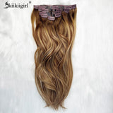 Kiikiigirl PU clip-in hair extensions made from 100% Remy human hair with seamless weft for women