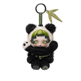 POPMART Skullpanda × My Melody Kuromi Amid Flowers Wednesday plush doll pendant keychain blind box collectible