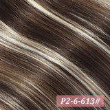 Straight Brazilian Remy human hair wrap-around clip-in ponytail extension, 200 grams, 18–28 inches
