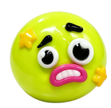 Funny face squishy stress relief ball by HSF Marketplace for fidgeting and sensory play