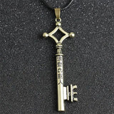 Anime Attack on Titan Necklace Eren Key Shingeki No Kyojin Pendant Vintage Retro Necklace Cosplay Party Jewelry