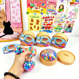 Rainbow dumpling squishy sensory toy for stress relief and fun by HSF Marketplace