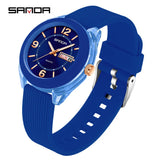 SANDA Quartz Watch for Women Waterproof Auto Date Week Elegant Luxury Ladies Wristwatch Waterproof Analog Women's Watches