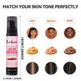 LOCKMIO Wig Installation Kit Frontal Melting Spray Quick-Drying Lace Tint Mousses Waterproof Hair Adhesive with Glue Remover Set