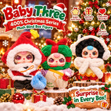 Baby Three 400% Christmas plush blind box cute cartoon collectible figure soft doll by HSF Marketplace