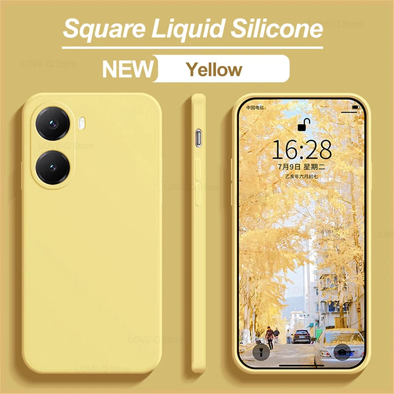 Poco X7 X8 Pro Max liquid silicone shockproof phone case in a sleek protective cover design
