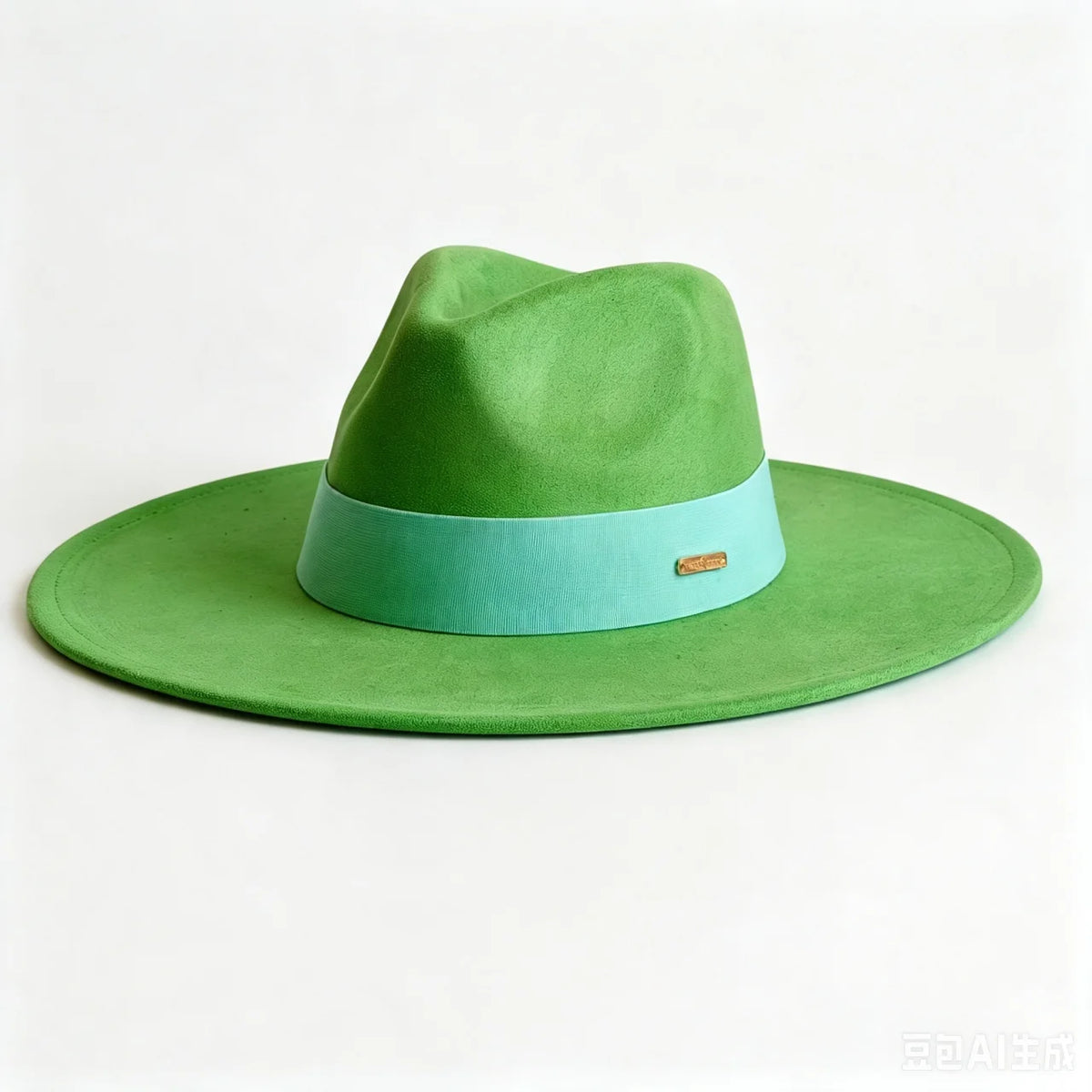 Women's wide brim suede fedora hat, autumn winter felt church style hat by HSF Marketplace