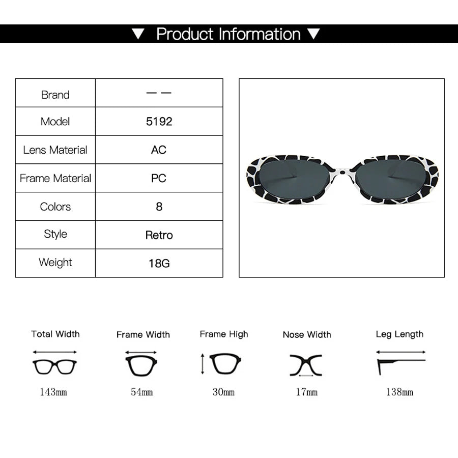 Vintage oval sunglasses for women by HSF Marketplace, black and red retro design, luxury small oval designer sun glasses.