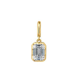 Women's geometric zircon pendant necklace by HSF Marketplace, elegant jewelry for daily wear