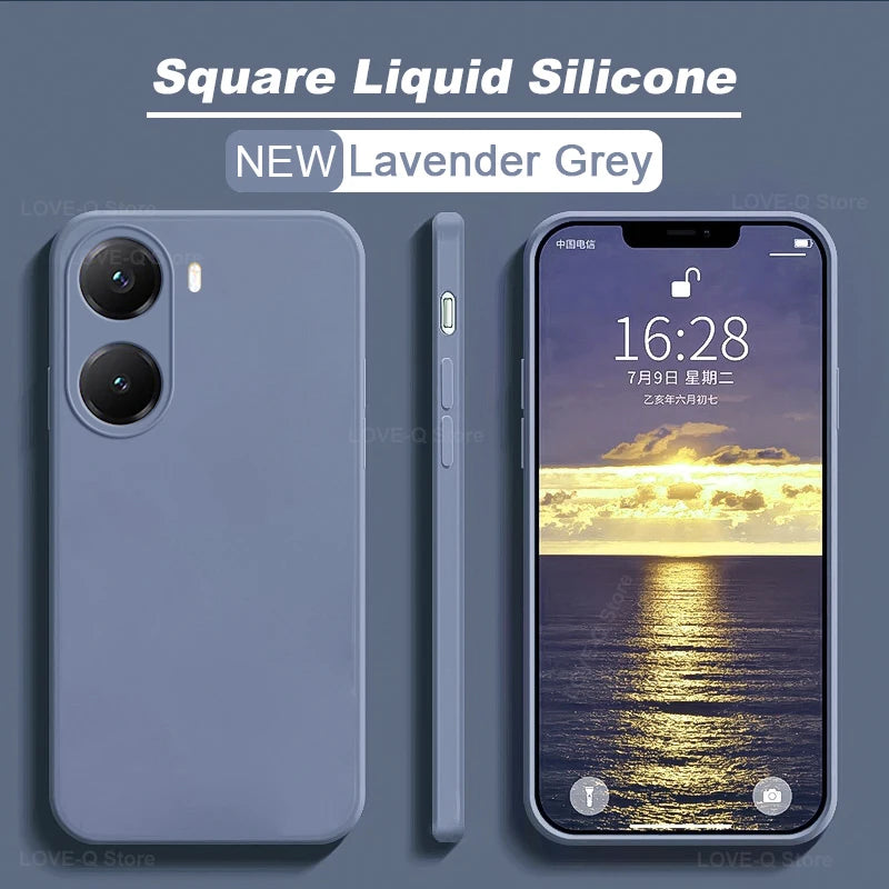 Poco X7 X8 Pro Max liquid silicone shockproof phone case by HSF Marketplace