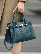 Genuine leather shoulder handbag for women featuring a sleek design, perfect for business and casual use, by HSF Marketplace.