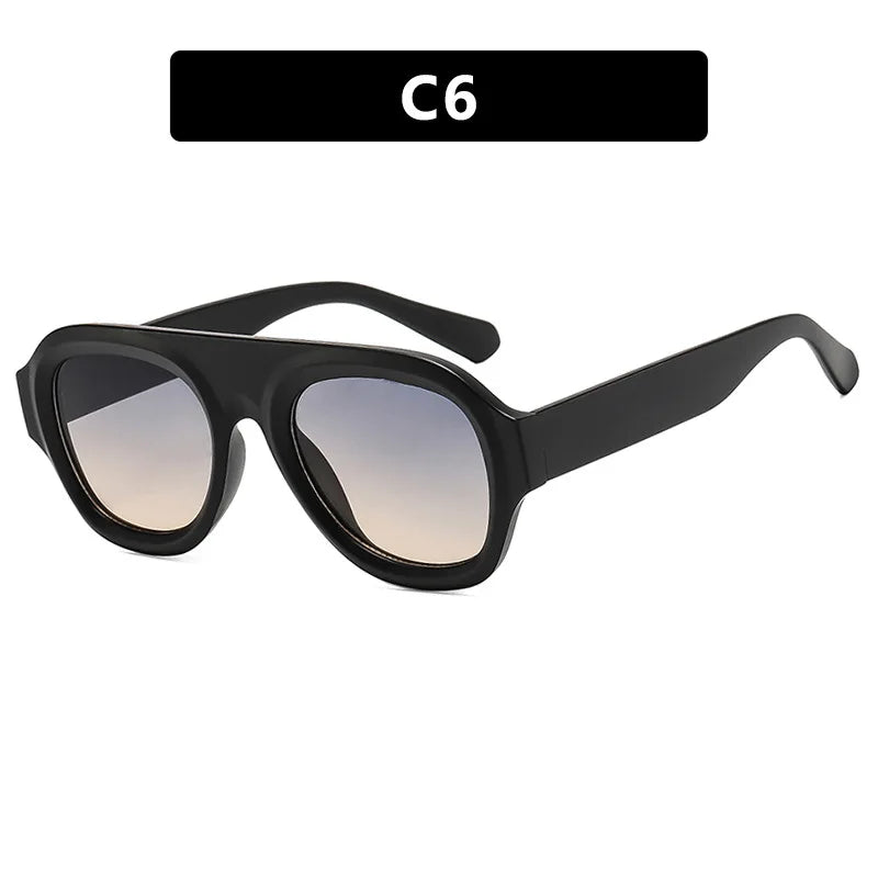 HSF Marketplace vintage oval shape sunglasses for women, stylish outdoor eyewear in a classic frame