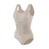 HSF Marketplace women’s high-waist tummy control full-body shaper with hooks and adjustable fit