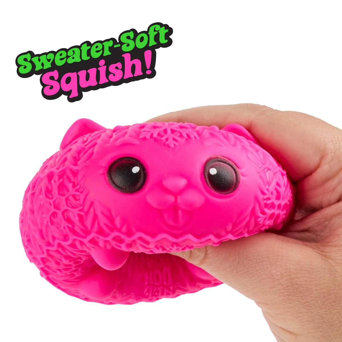 Colorful Schylling Needoh Squishmas Knittens sensory squeeze toy by HSF Marketplace, designed for sensory play and stress relief.