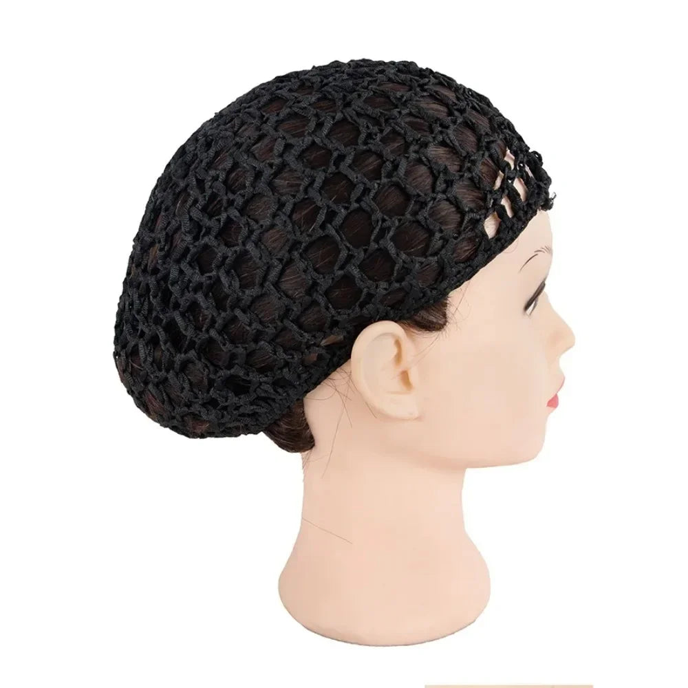 Handmade thick-thread crochet hair cap for wig and sleep protection by HSF Marketplace