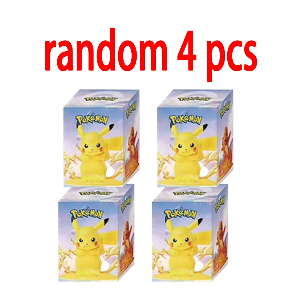 12-pattern Pokémon action dolls blind box featuring Pikachu anime figures for desktop decoration