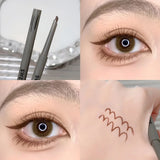 Rose red matte waterproof eyeliner pencil with silkworm detail, HSF Marketplace makeup cosmetic, 1pc