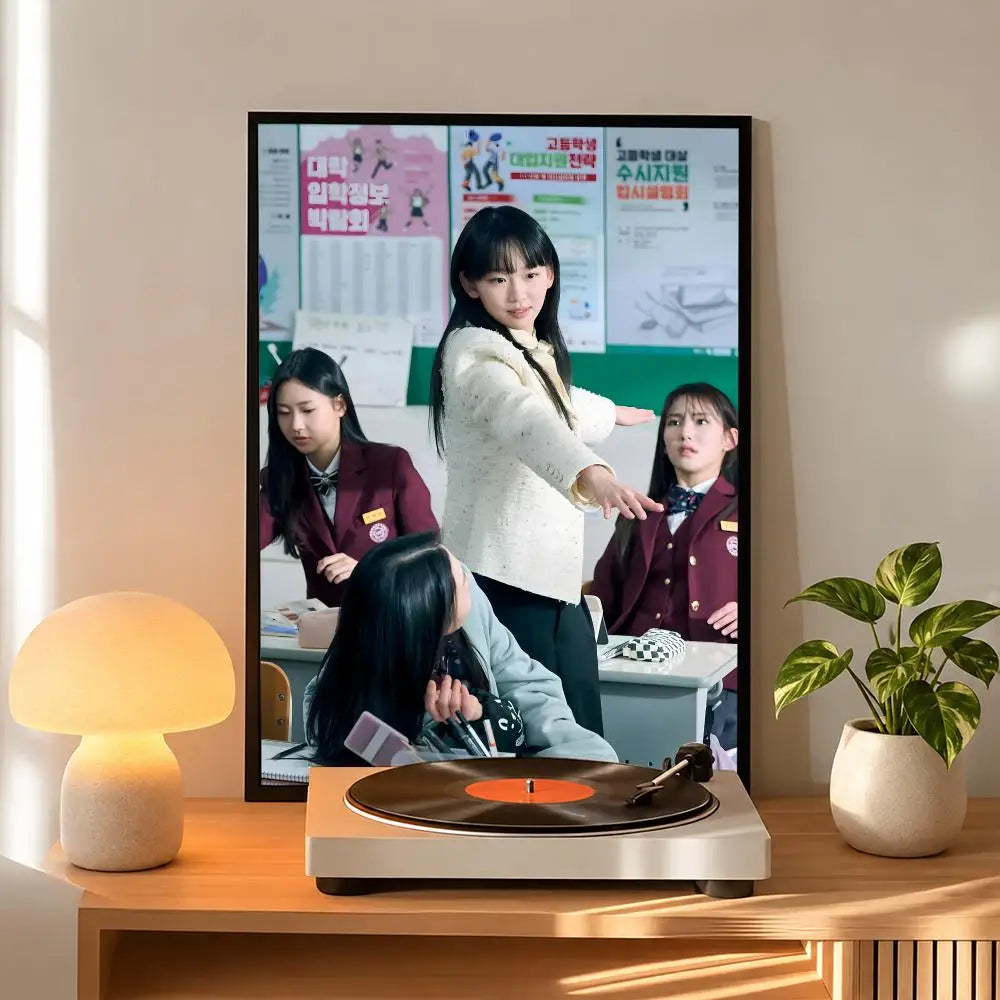 Korean romance drama poster for home decor and gifts, K-culture merch by HSF Marketplace