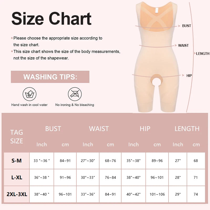 MISSMOLY women’s full-body shapewear bodysuit with open crotch and tummy control design