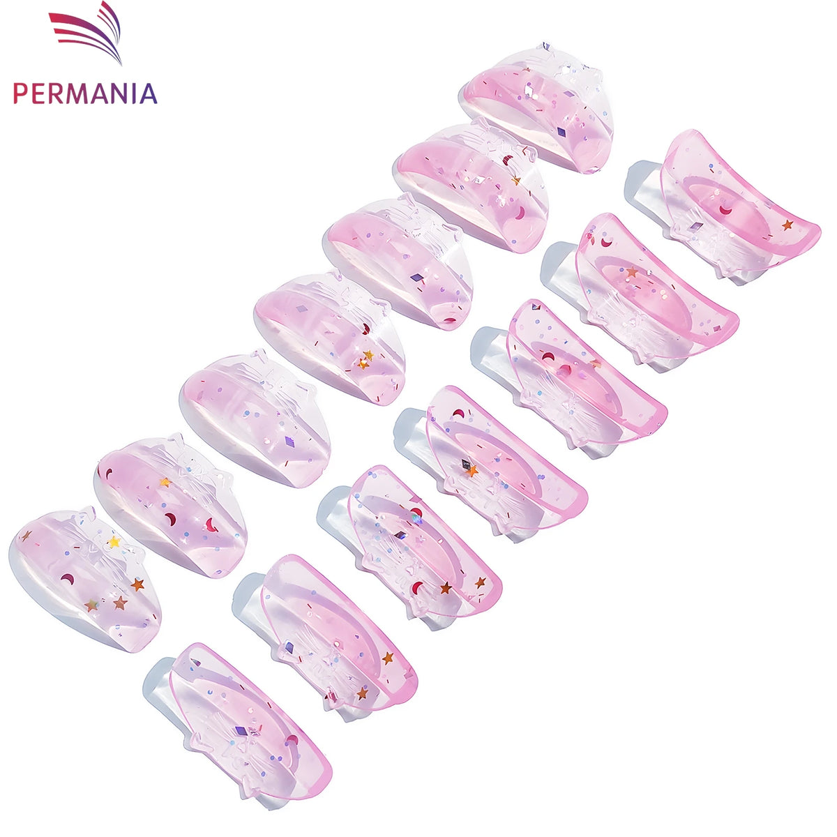PERMANIA New 7 Pairs Silicone Eyelash Perm Pad Sticky Lashes Rod Shield Lifting 3D Eyelash Curler Accessories Health Beauty Tool