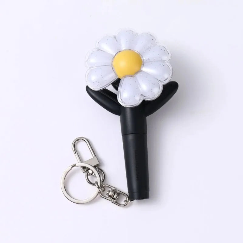 Kpop Daisy mini light stick keychain by HSF Marketplace for fans and collectors