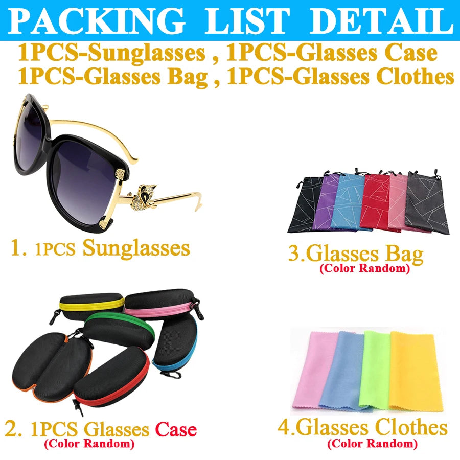 Women's stylish oval frame sunglasses with UV400 protection by HSF Marketplace