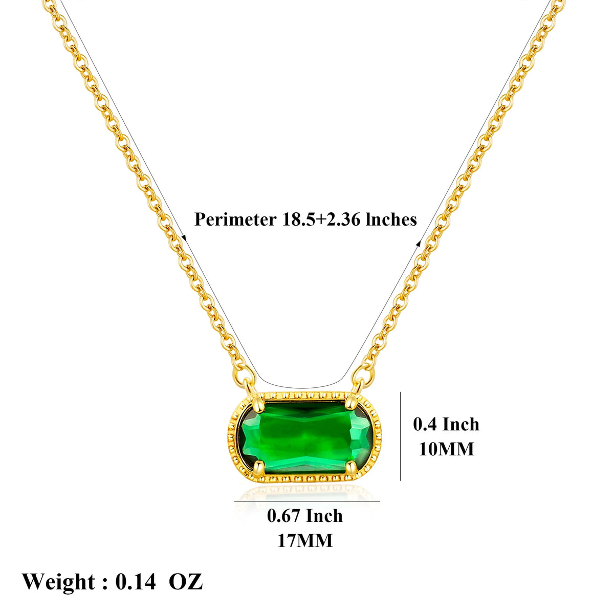 Women's vintage birthstone necklace with stainless steel pendant by HSF Marketplace