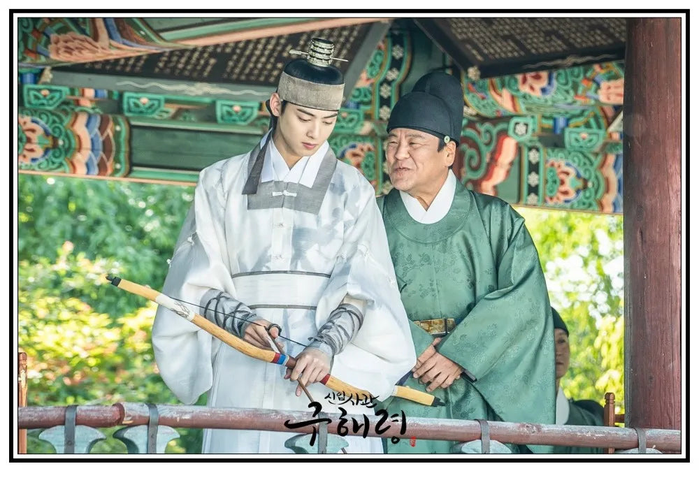 Rookie Academian Goo Hae-ryung canvas poster featuring Korean drama artwork for home decor by HSF Marketplace
