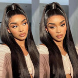 Highlight Wig 13x4 HD Lace Front Wigs Human Hair 250% Density  Straight Lace Closure Wigs Human Hair 4/27 Honey Blonde Lace Frontal Wig for Women 16 Inch