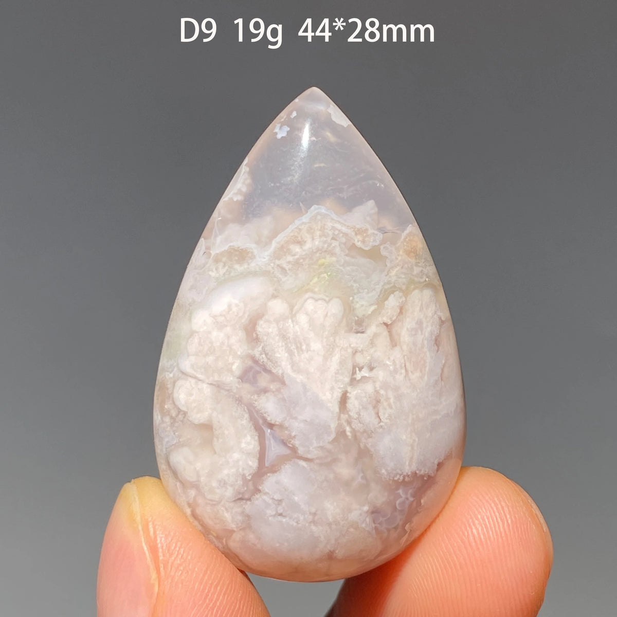 Pure Natural Madagascar Cherry Blossom Agate Water Drop Pendant Drilled Hole Healing Energy Crystal Home Decor DIY Jewelry Gift