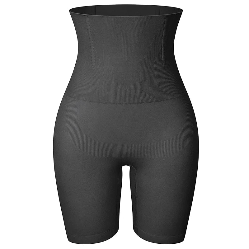 Women's high-waisted tummy control shapewear shorts with thigh-slimming body shaper design by HSF Marketplace