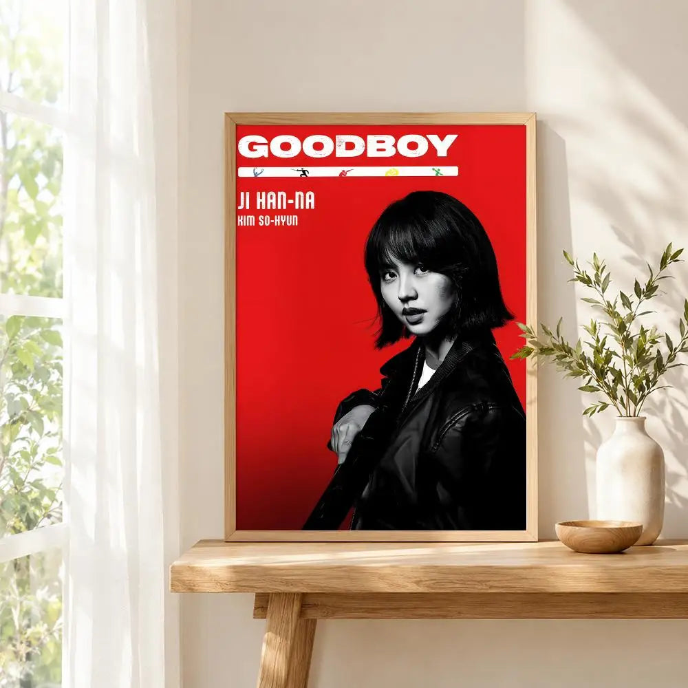 Korean Drama Good Boy poster, modern wall decor featuring K-culture artwork by HSF Marketplace