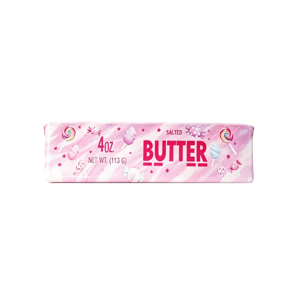 Leopard print slow rebound butter stick sensory toy by HSF Marketplace, soft elastic candy-like squeeze bar, 13.5cm long.