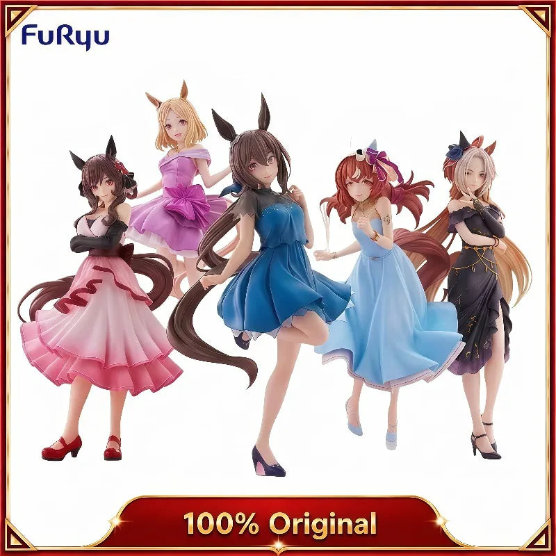 FuRyu Trio-Try-iT Uma Musume Pretty Derby dress version set of 5 anime figures for desktop display