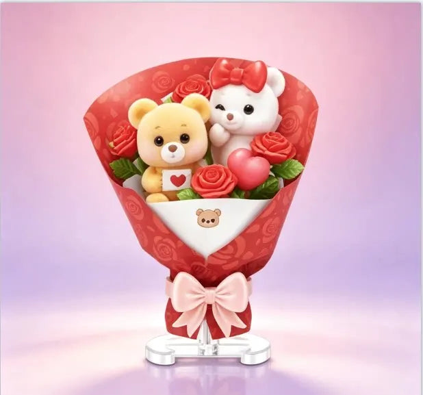 ZURU Fingertip collectible bouquet mini blind box surprise ball figurine table display ornament set