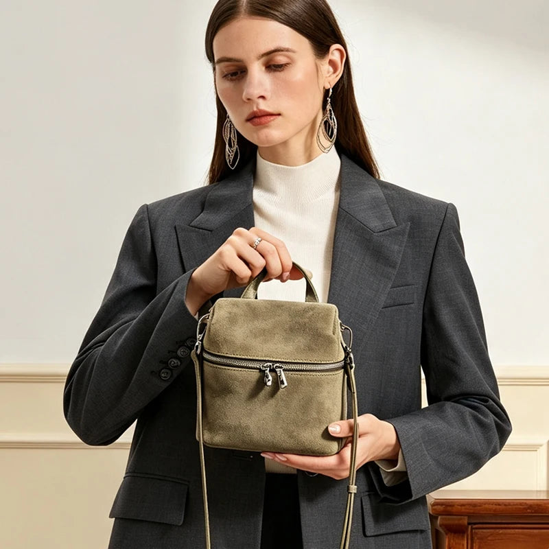 Genuine leather women's handbag by HSF Marketplace, versatile shoulder and crossbody bag