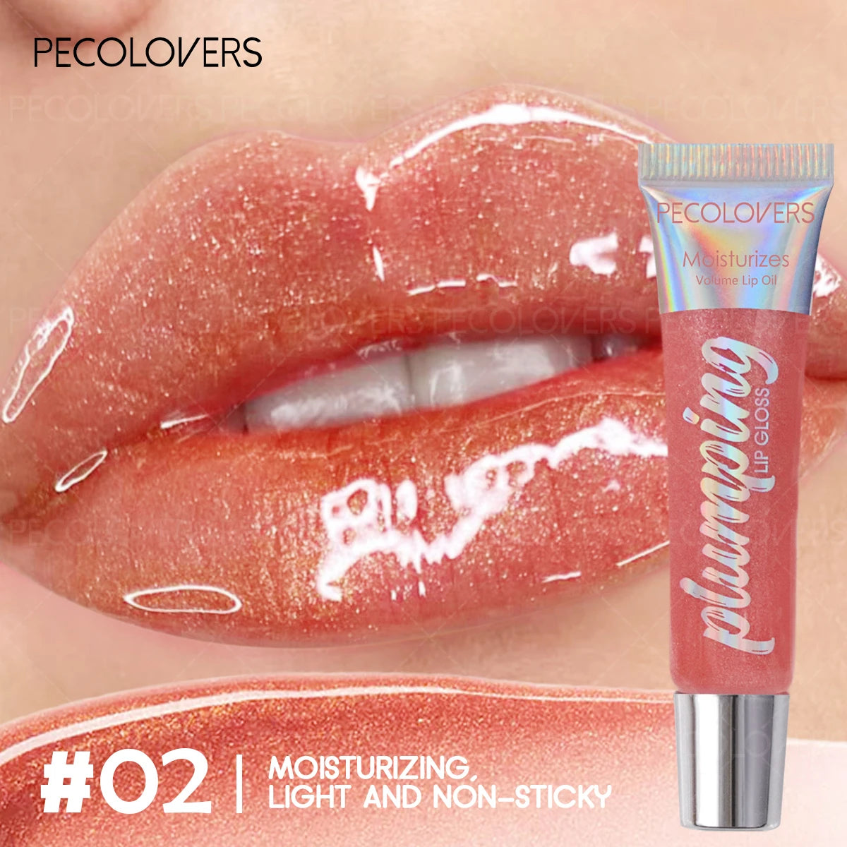 5-piece set of HSF Marketplace lip gloss, lip oil, and liquid lipstick tubes for long-lasting makeup looks