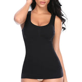Vensslim women’s plus-size push-up body shaper with removable pads, waist trainer, slimming vest, and corset design