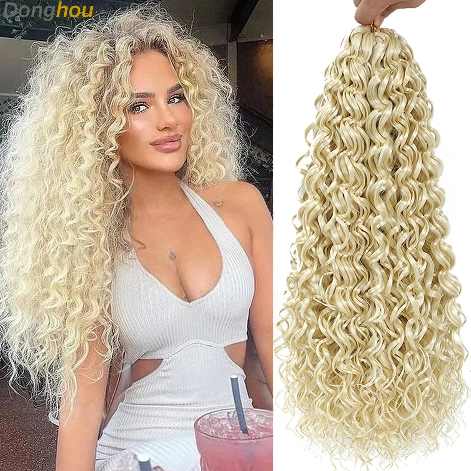 GoGo Curl crochet hair for Black women, beach wave style by HSF Marketplace