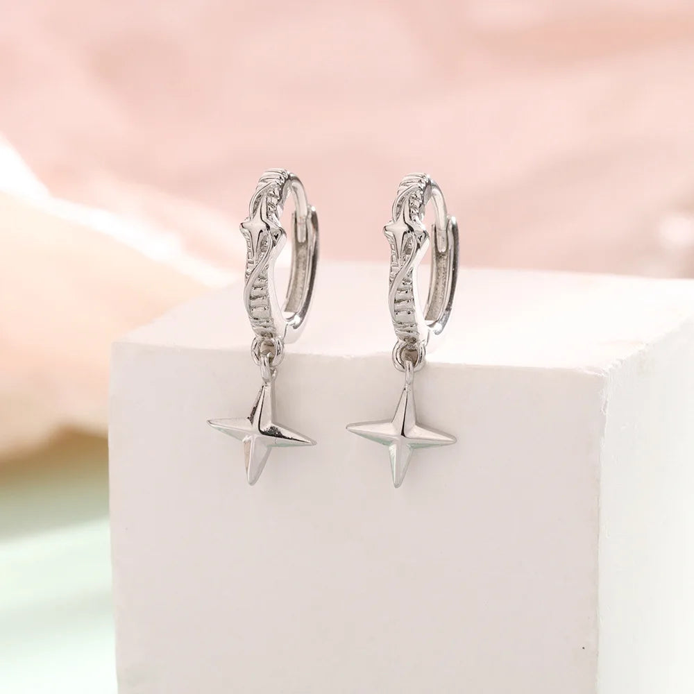 925 Sterling Silver Bow Knot Ear Clip for Women - Sweet Jewelry Gift