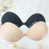 Invisible push-up bra stickers for women, self-adhesive silicone pads in nude tone